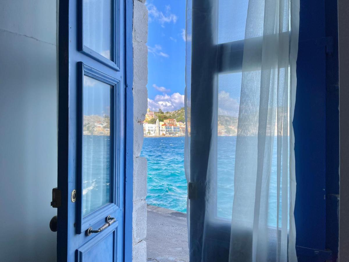 Seafront - Harbour View , Pitini 2 Lägenhet Symi Exteriör bild